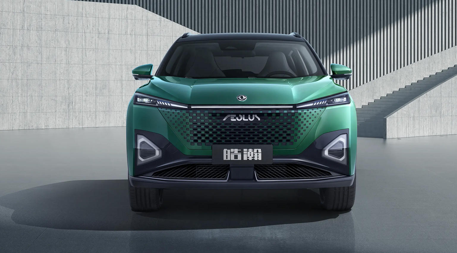 Dongfeng AEOLUS Haohan Gas Car 5-door 5-seater LED Electric Metal Leather Turbo SUV with ACC and Automatic Transmission