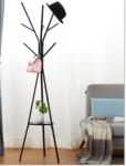 Round Tube Gold 5KG Steel Clothes Rack For Garment Display