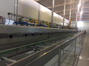 Quality 304 Stainless Steel Straight Pan Conveying Slat Chain Conveyor wholesale