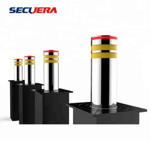 Quality Retractable Hydraulic Rising Bollards Automatic Access Control Stainless Steel wholesale