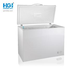 Quality Single Temperature White Deep Chest Freezer Eco 262 Litre Silicone Door Seal wholesale