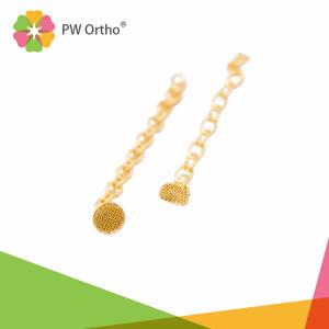 Quality No Allergic Gold Plated Orthodontic Button And Chain wholesale