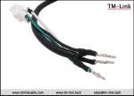 HXT63080 2P 16AWG male to terminals Black PVC Jacket power cable assemblies