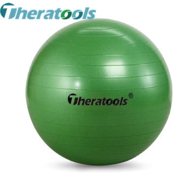 Inflatable Exercise Gym Yoga Ball Anti Burst Custom Printed PVC For Training