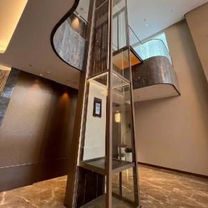 Quality Aluminium Alloy 304# Ss Cabin Elevator Home Hydraulic Elevator Microprocessor Controlled wholesale