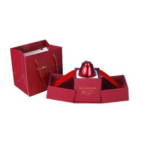Quality Personalised Magnetic Wedding Gift Jewellery Presentation Box Recycled wholesale