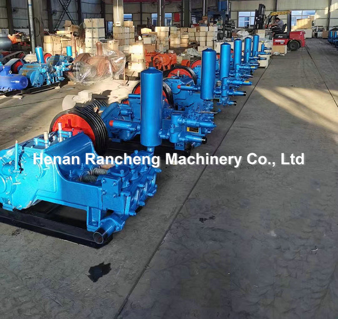 600 L/Min Flow Rate Small Drilling Mud Pump 110mm Piston Stroke 55kw Power Inpute