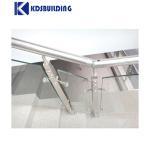 2023 Frameless Pool Stair Clamp Balustrade Glaze Handrail Spigot Fitting Glass