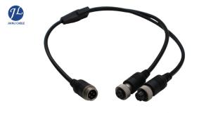 Quality 4 PIN 12MM Male To Male Vehicle Camera Aviation Cable IP67 wholesale
