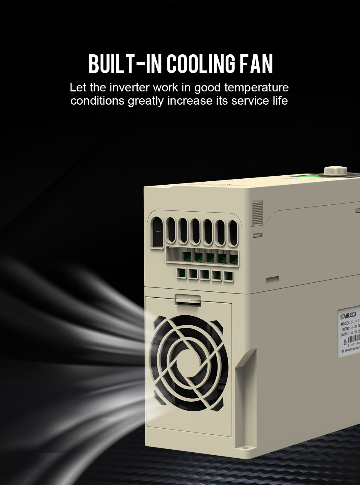 7.5KW 11KW Vector Frequency Inverter V/F Control Variable Frequency Drive For Three Phase Motor