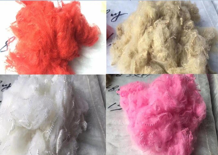 SGS Dope Dyed Polyester Synthetic Fibre 20D 65mm