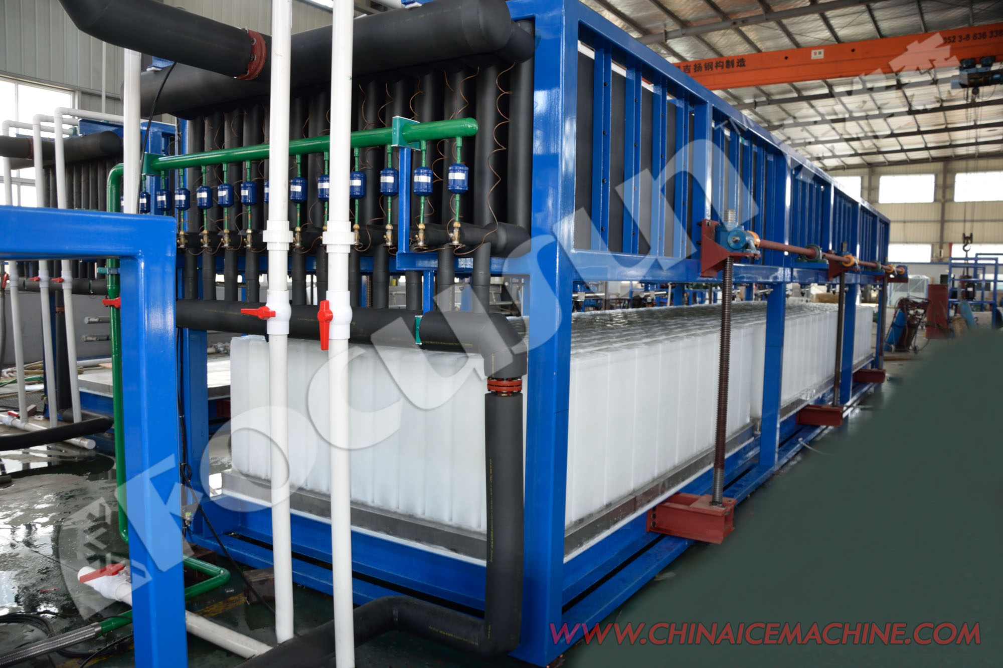 30 Tonnes Daily Capacity Ice Block Machine Bitzer Compressor and Automatic Operation