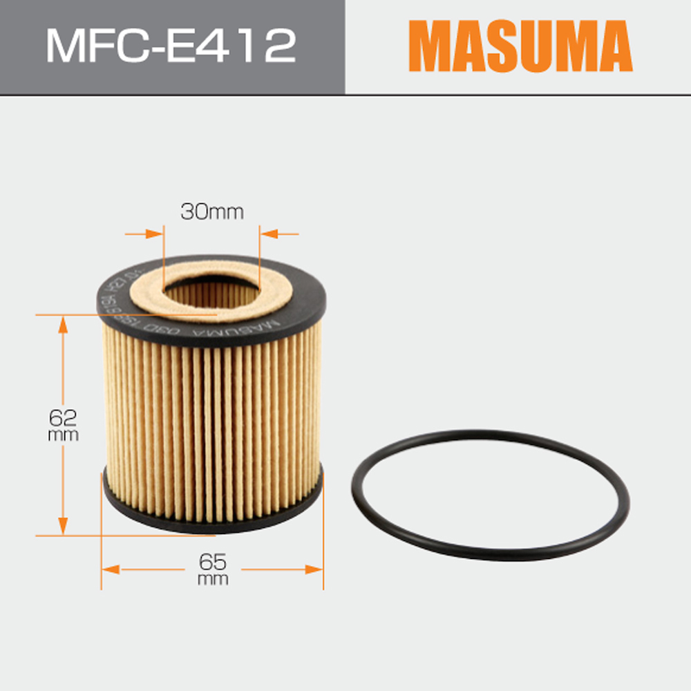 SKODA FABIA 1.6 TDI Engine Oil Filter 03D198819A with MASUMA Paper Core Compatibility