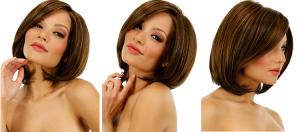 Quality Short Synthetic Heat Resistant Hair Extensions Hairline Bleached Knots wholesale