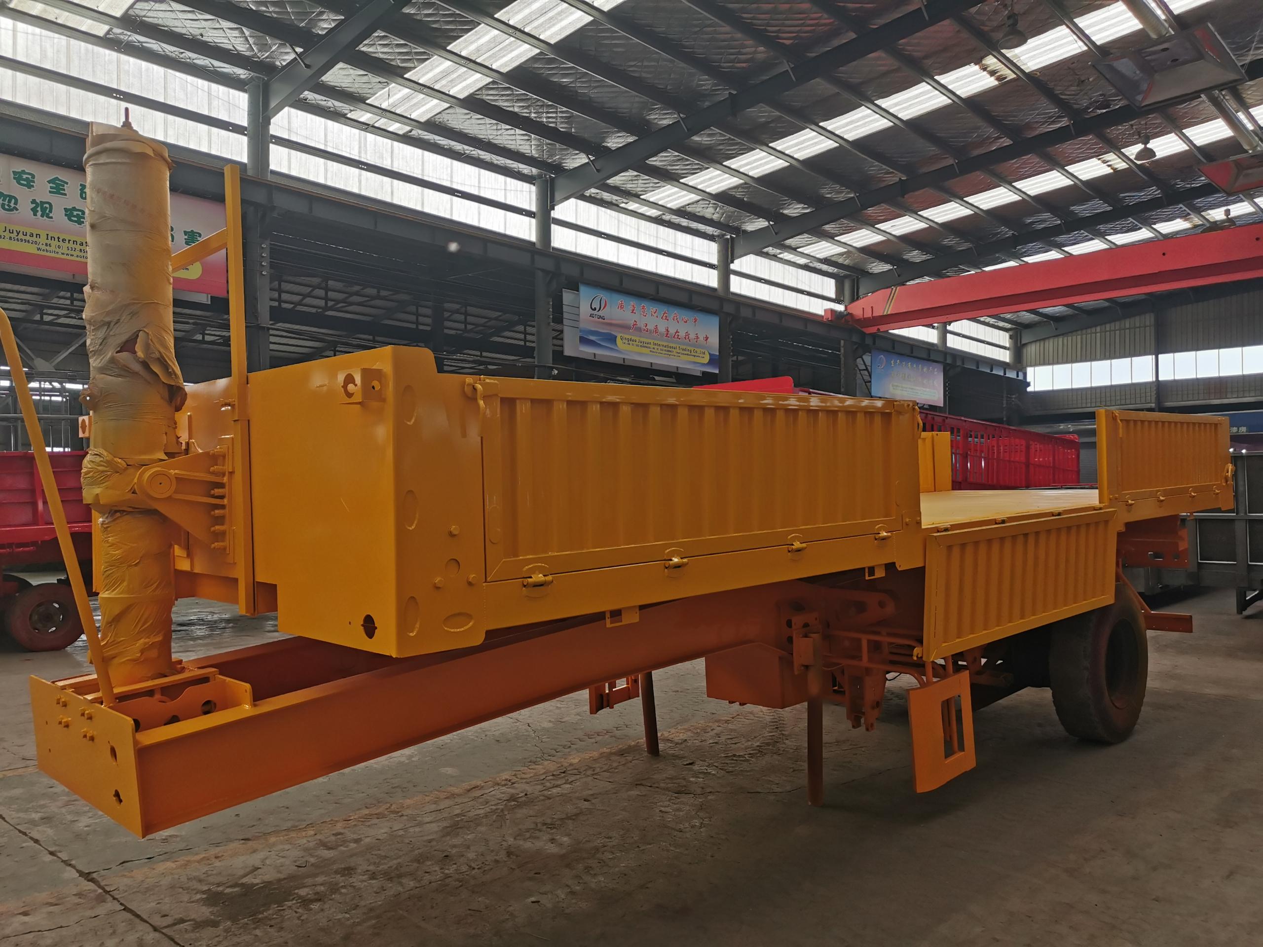 Truck Trailer 40 Cubic Meter Dump Tipper Semi Trailer with JOST or Yahua Landing Gear
