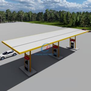 Quality Prefabricated Steel Structure Gas Station Customized Pre Fabricated Steel Buildings Construction wholesale