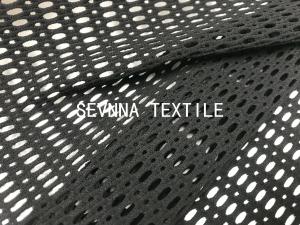 Quality Sportswear Polyester Spandex Material Recycled Plastic Bottle Yarns Sport Net Mesh Fashion Apparel Cover Ups wholesale