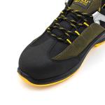 Breathable Industrial Safety Shoes Comfortable Non Slip Black Shoes For Work