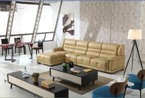 Quality modern home leather sectional sofa furniture wholesale