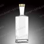 Beautiful 750ML Rum Glass Bottle
