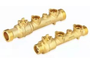 Quality DC Motorized Valve Brass Ultrasonic Flow Meter Pipe Length 165mm wholesale