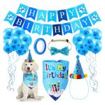 Dog's Birthday Party Supplies Pull Flag Hat and More Get Ready Celebrate