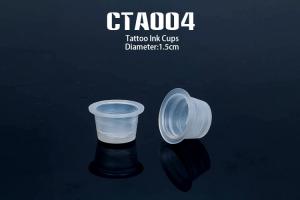Quality Transparaent Disposable Tattoo Ink Caps 1.5cm Diameter White 400g wholesale