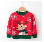 Fall Winter Boys Clothes Toddler Pullover Cartoon Sweaters Knitted Christmas