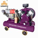 Industrial Piston Air Compressor Machine ​Belt Driven Diesel Portable Air