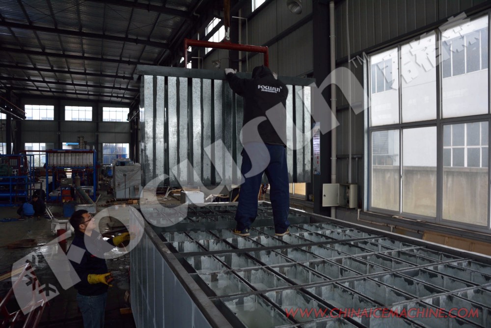 40000Kg Ice Storage Capacity and High Productivity 3 Ton Block Ice Machine with Type