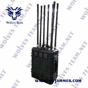 China High Power Military Portable Waterproof RC 433 Anti Uav Drone Jammer up to 4000 meters on sale