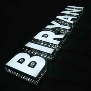 Quality Contemporary Led Frontlit Sign Custom Led Letter Sign Weather Proof wholesale