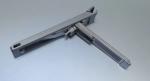 Silver Coating RoHs MIM Metal Injection Molding Ultraslim Foldable Nail Clipper