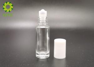 Quality Small 5 Ml Roll On Glass Perfume Bottles With Stainless Steel Roller Ball wholesale