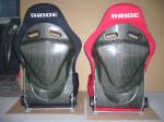 Customized Carbon Fiber Racing Seats Driver Or Passenger / Sports Car Seat