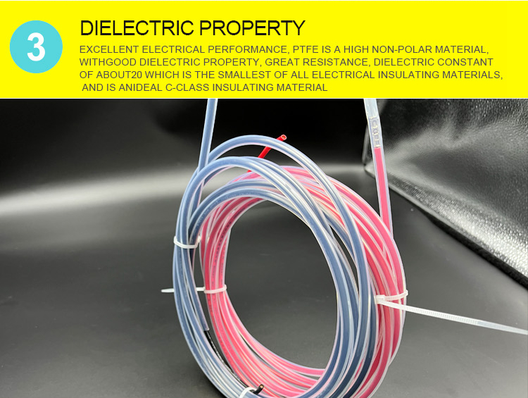 Soft Flexible PTFE Tube Pump Tubing Fitting Extruded Graphite Filled Corrugated Pipe