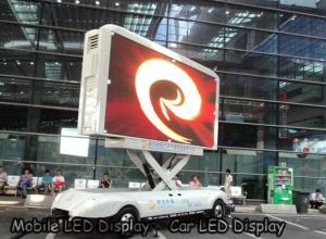 Quality P4 outdoor Car LED Sign Display Density 62500 , SMD High Brightness Led Screen Waterproof wholesale