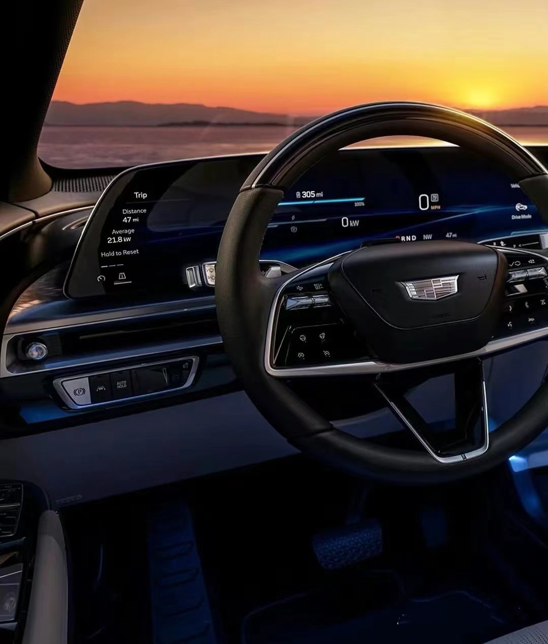 2024 Cadill-ac LYRIQ Large Electric SUV 255kW Motor 190km/h Maximum Speed and 440N.m Maximum Torque with Large Space