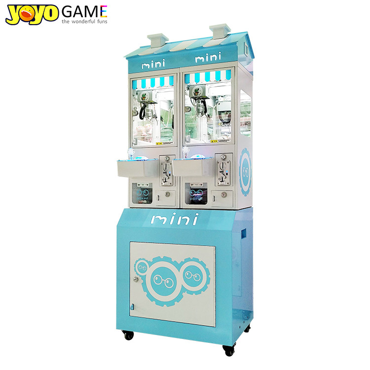 Smaller Size 2 Players Crane Plush Machine Mini Claw Doll Machine Crane Claw Machine Kits For Sales
