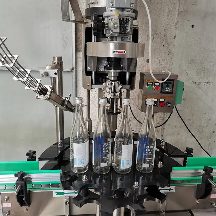 Automatic Bottle Screw Capping Machine Multifunctional 1800W