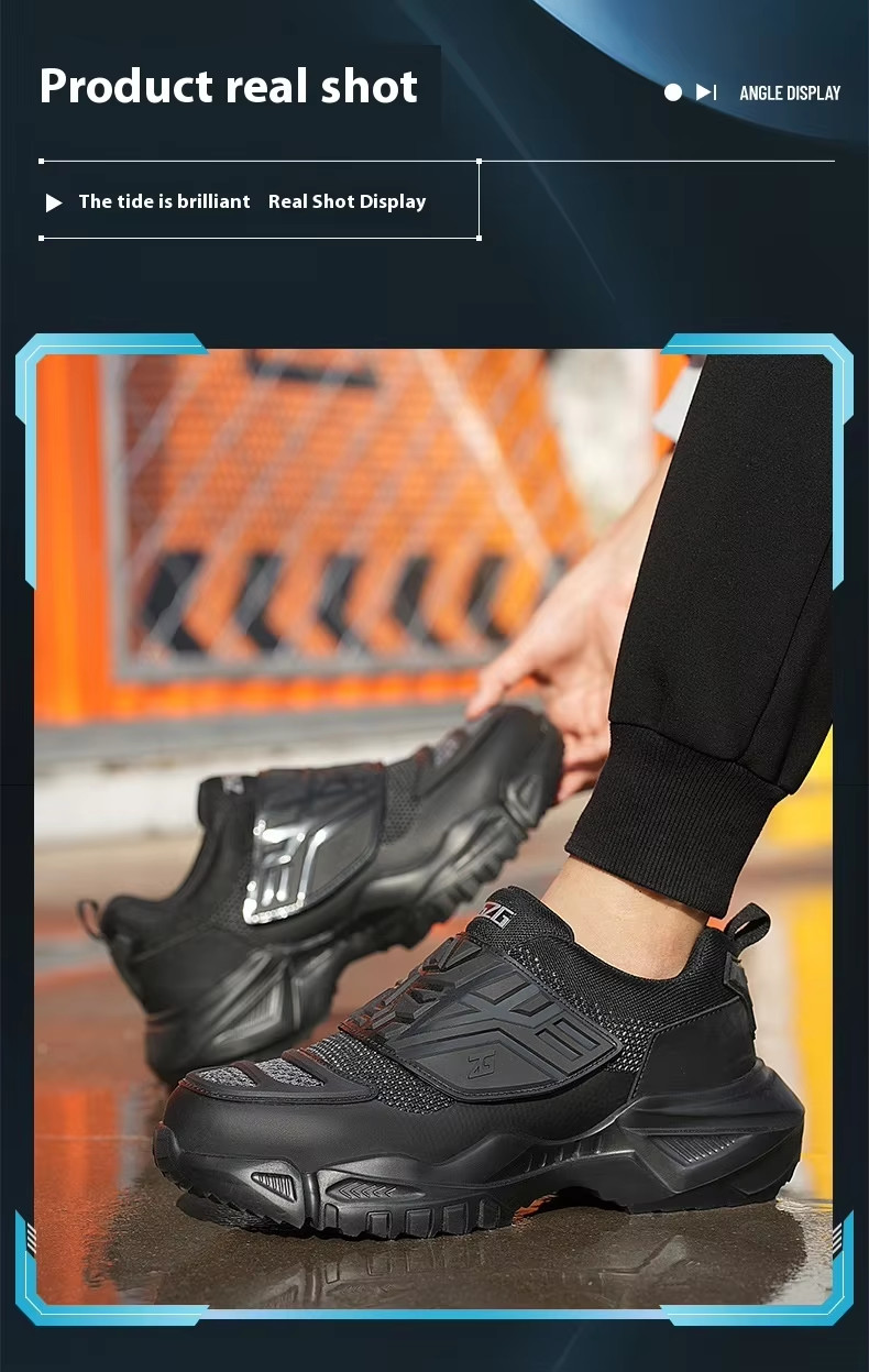 Electrical Safety Shoes Men'S Insulated 6kv Work Shoes TPU Mesh With Kevlarr Anti Stab Safety Shoes Plastic Toe Anti-smashing