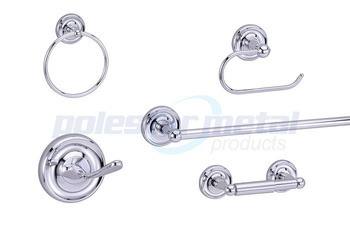 Hotel Bathroom Hardware Accessories 18" Polished Chrome Polished Brass Towel Bar