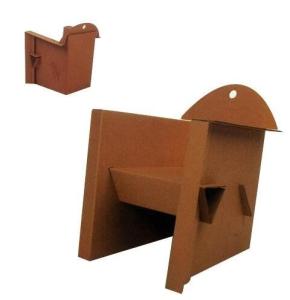 Quality Shopping Mall Paper Cardboard Chair For 2 - 5 Years Old Children wholesale