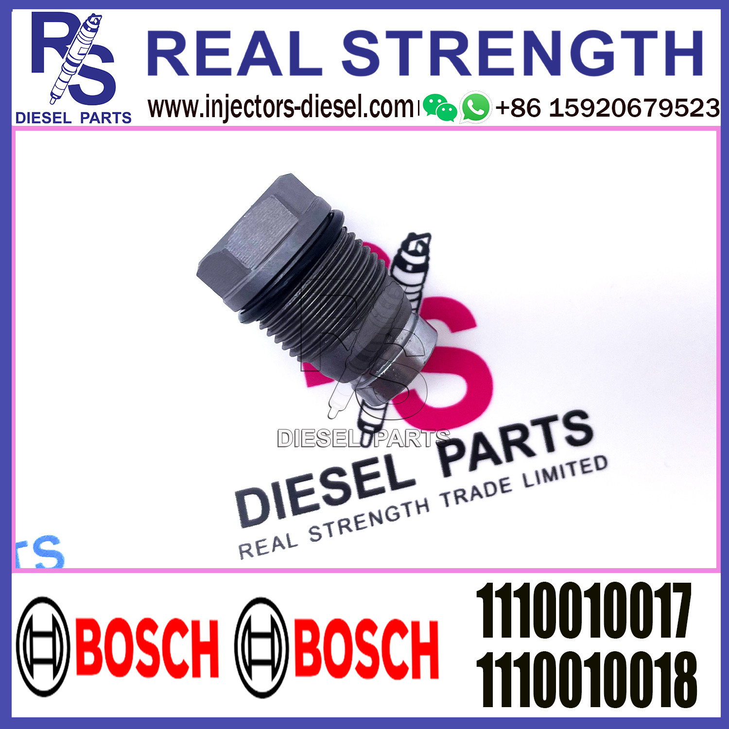 Control Pressure relief valve 1110010018 1110010019 1110010027 1110010028 1110010029 2854543（015） for Diesel Engine