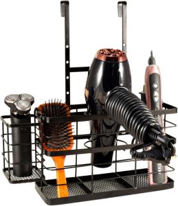 Quality High Carbon Steel Wall Mounted Blow Dryer Holder for Under Sink Bathroom Organization wholesale