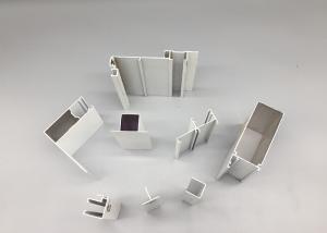 Quality Silver White Color Powder Coated Aluminium Channel Alloy Extrusion Profiles wholesale