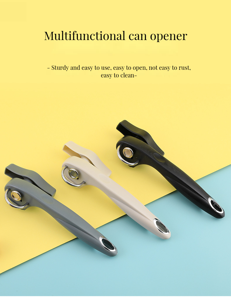 Custom Color Stainless Steel Can Opener for Commercial Buyers Effortless Bottle Opener