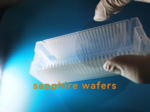 Quality 500um Sapphire Wafers Substrate C Plane For Epitaxial Growth wholesale