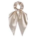 Satin Fabric Scrunchies solid color ribbon hair tie