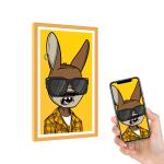 Nft Digital Photo Frame Display Album 11.6" 1920x1080 LCD WiFi Thin Wall Mount